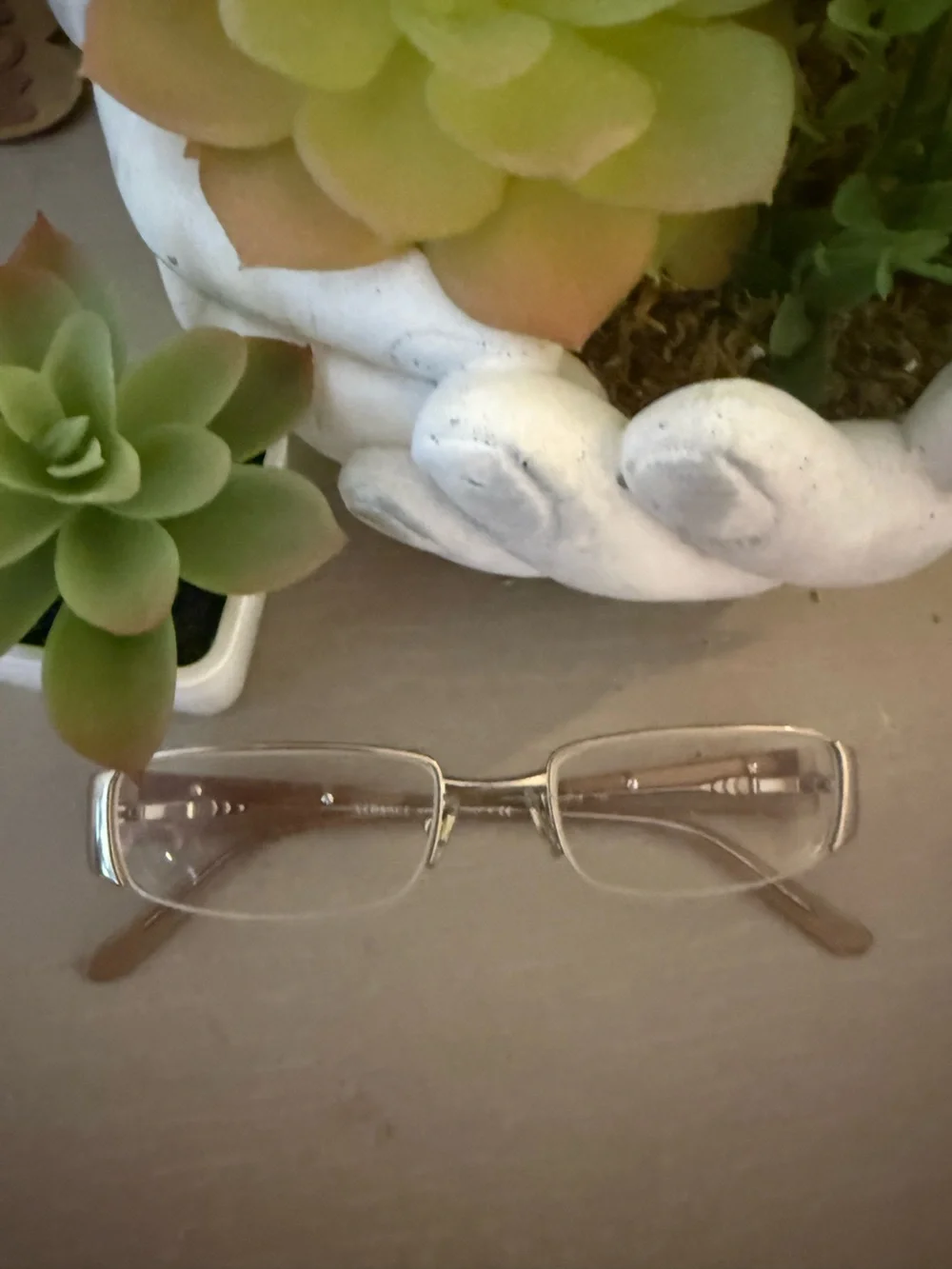 VERSACE VE 1109 Eyeglasses 1046 Metallic Beige 50-18-135